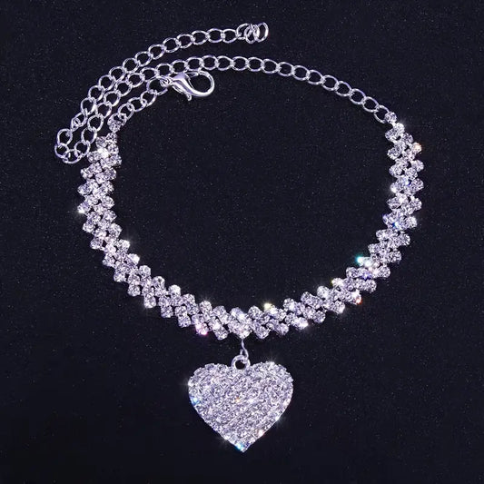 Anklet Heart Pendant