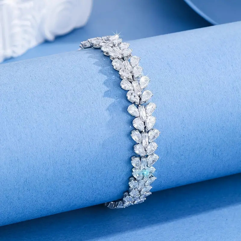 White Golden Plated Bracelet
