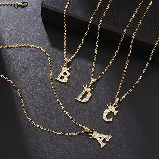 14K Gold Plated Letter Necklace