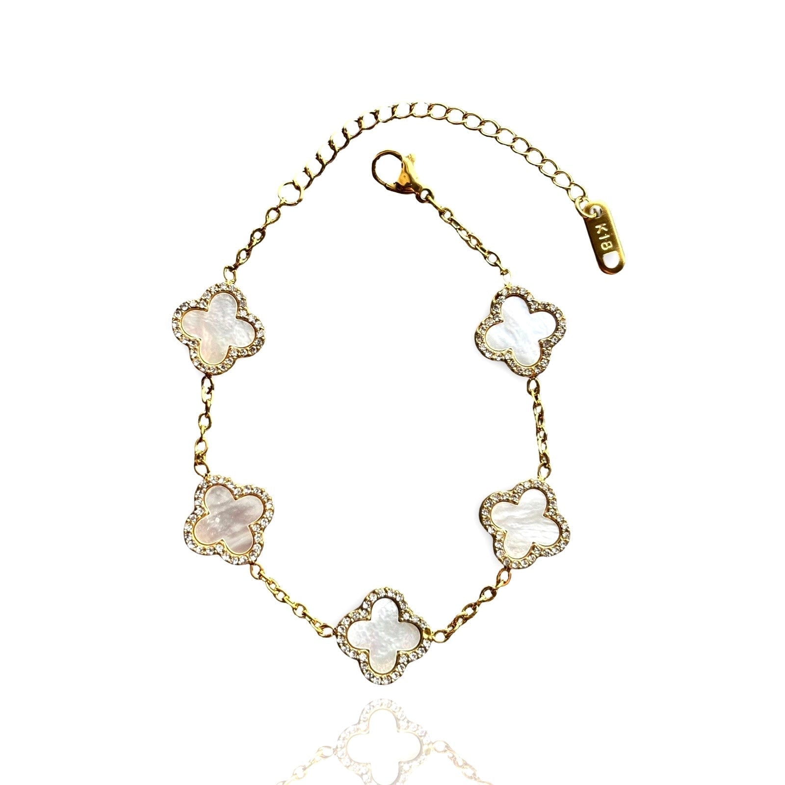 Pearl Clover Bracelet