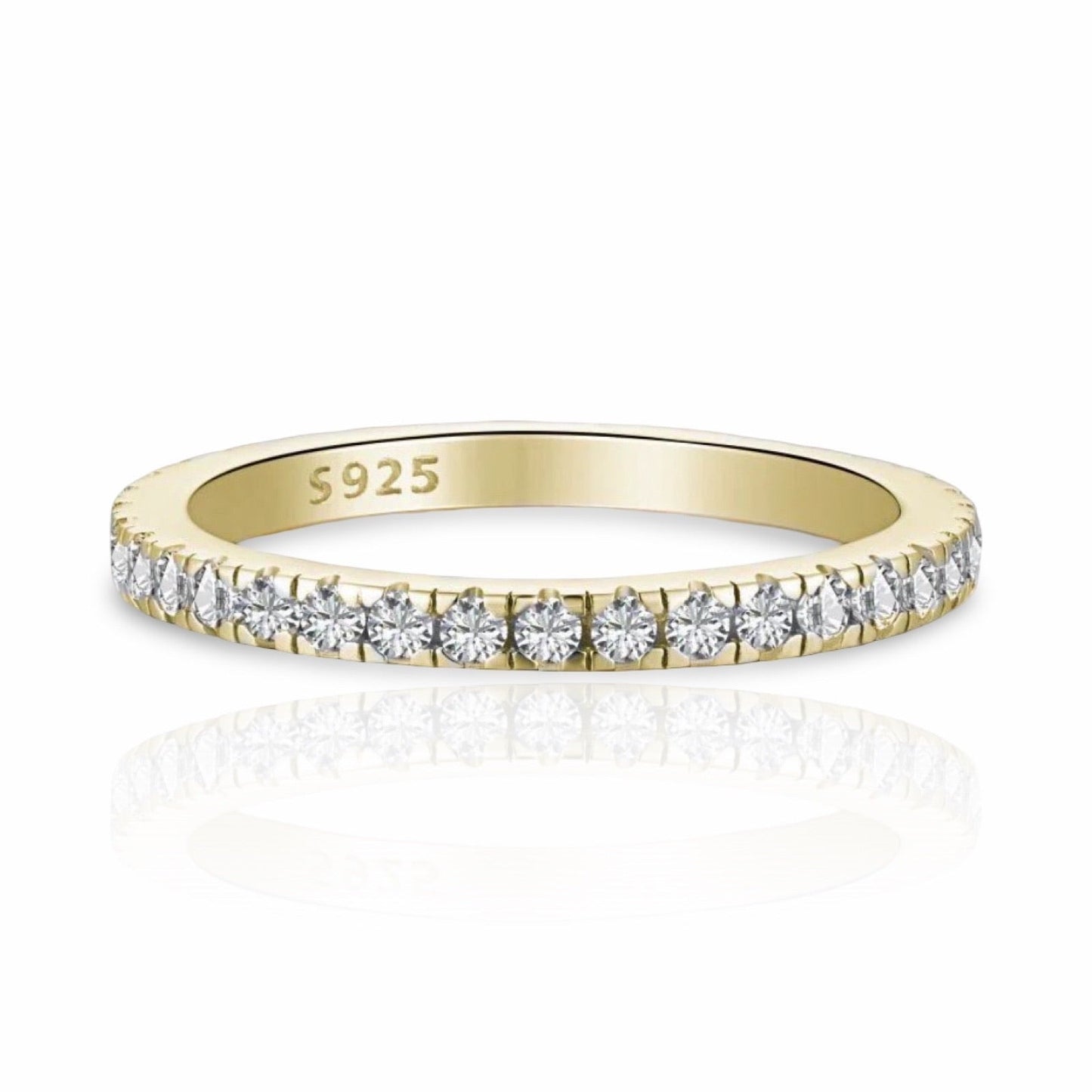 Gold Lumière Ring | 925 Sterling Silver