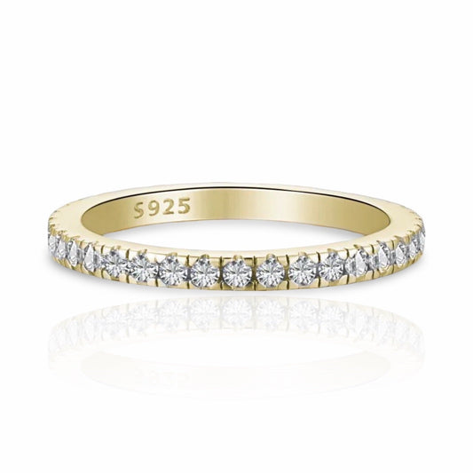 Gold Lumière Ring | 925 Sterling Silver