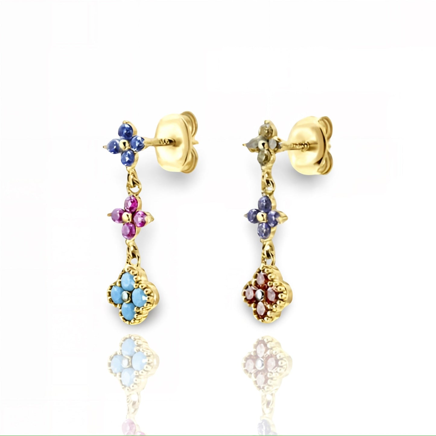 Fiora Color Earrings | 925 Sterling Silver