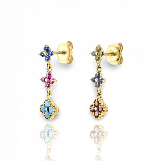 Fiora Color Earrings | 925 Sterling Silver