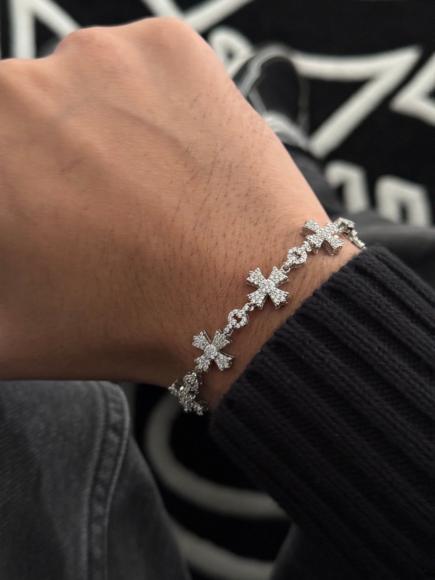 Chrome Crystal Bracelet