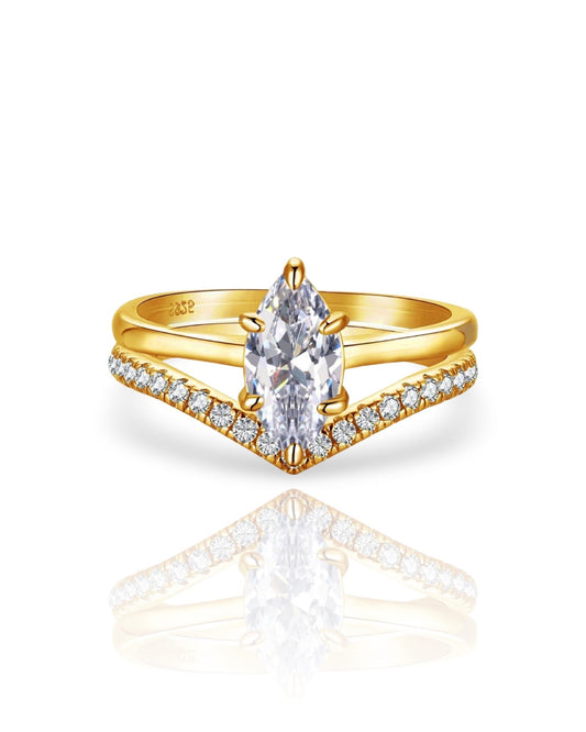 Gold Majesté Ring | 925 Silver