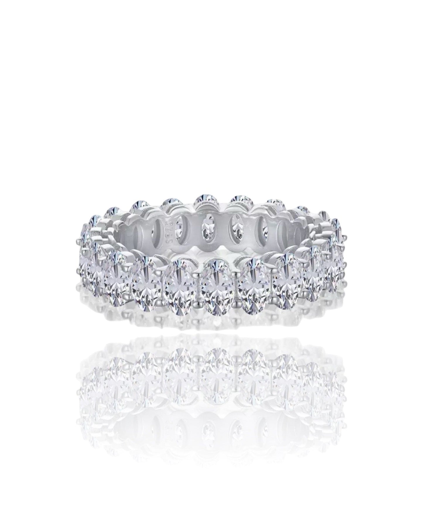 Silver Eterna Glow Ring | 925 Silver