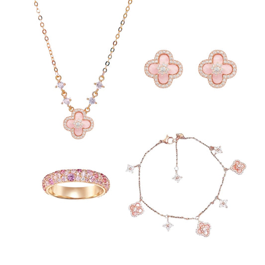 Rosé Sparkle Bloom Set